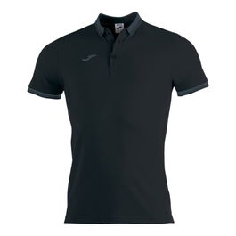 Polo de Manga Corta Hombre Joma Sport Bali II Negro