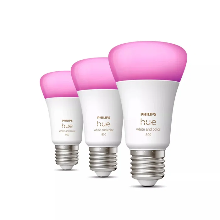Philips Hue White and Color Ambiance 8719514328389 Bombilla LED Inteligente E27 A60, 9W (equivalente 60W), 16 Millones de Colores, Bluetooth/Zigbee, Clase F