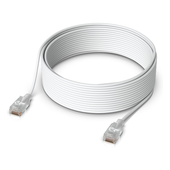 Ubiquiti Patch-Kabel UniFi Etherlighting Cat6 15m Blanco/Translúcido
