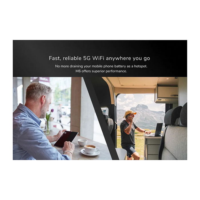 Netgear Nighthawk M6 MR6150-100EUS - Router WiFi Portátil 5G, Modem LTE, Liberado, Negro