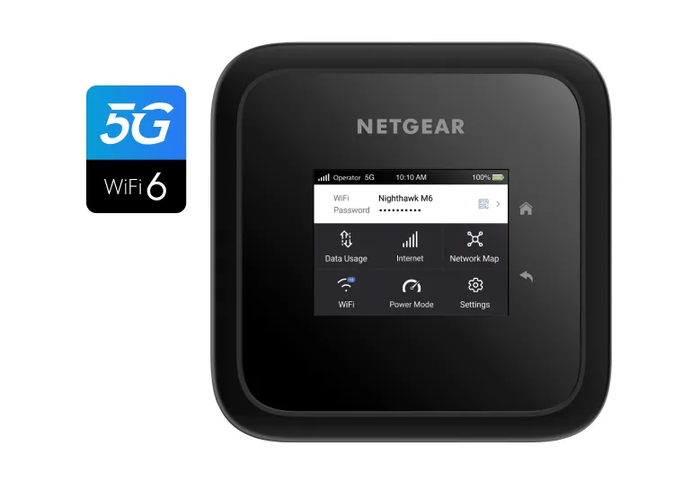 Netgear Nighthawk M6 MR6150-100EUS - Router WiFi Portátil 5G, Modem LTE, Liberado, Negro