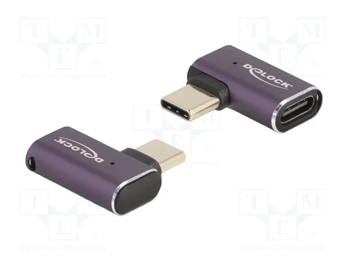 DeLOCK Adaptador USB Type-C™ 40 Gbps PD 3.1 240 W 8K 60 Hz Antracita DeLOCK Adaptador USB Type-C™ 40 Gbps PD 3.1 240 W 8K 60 Hz Antracita