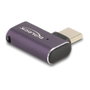 DeLOCK Adaptador USB Type-C™ 40 Gbps PD 3.1 240 W Angular Antracita