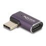 DeLOCK Adaptador USB Type-C™ 40 Gbps PD 3.1 240 W Angular Antracita