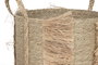 DKD Home Decor Set de 2 Cestas de Seagrass Natural 42x42x58 cm