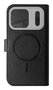 Celly Funda cartera para iPhone 17 Pro Max con MagSafe, soporte de sobremesa y 3 bolsillos para tarjetas - Negro