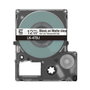Epson Matte Tape Clear/Black 12mm(8m) LK-4TBJ