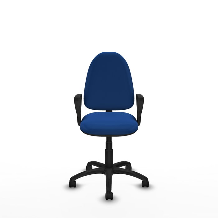 PIQUERAS Y CRESPO Silla de oficina Aýna Azul con brazos fijos