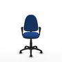 PIQUERAS Y CRESPO Silla de oficina Aýna Azul con brazos fijos