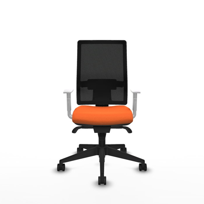 PIQUERAS Y CRESPO Silla de oficina Horna con mecanismo Sincro, Naranja y Negro PIQUERAS Y CRESPO Silla de oficina Horna con mecanismo Sincro, Naranja y Negro