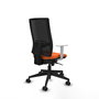 PIQUERAS Y CRESPO Silla de oficina Horna con mecanismo Sincro, Naranja y Negro
