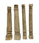 DKD Home Decor Columna de Teca Natural 23x23x149 cm