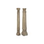 DKD Home Decor Columna de Teca Natural 23x23x149 cm