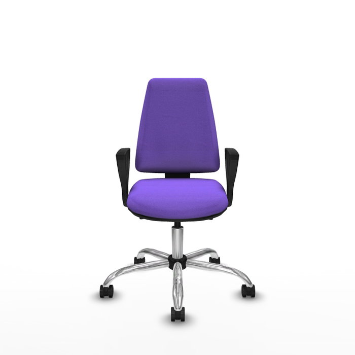 PIQUERAS Y CRESPO Silla de oficina Elche con mecanismo Asincro, Lila