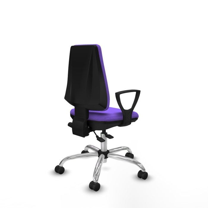 PIQUERAS Y CRESPO Silla de oficina Elche con mecanismo Asincro, Lila