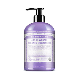 Dr Bronners Jabón de Azúcar Lavanda 355 mL