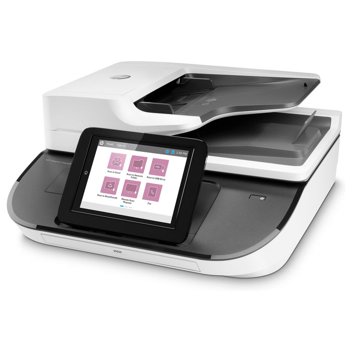 HP Digital Sender Flow 8500fn2 Document Scanner | Escáner plano y ADF | 600x600 DPI | Negocios | Imprime 10000 páginas/mes