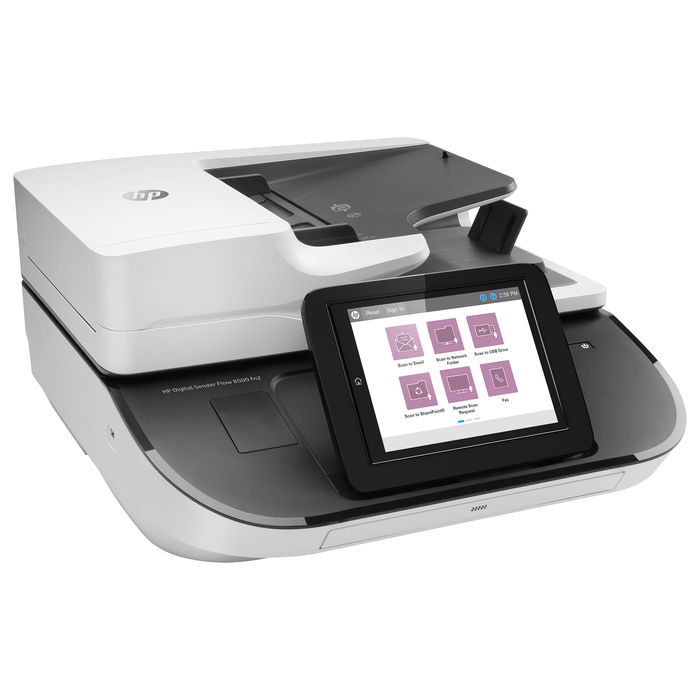 HP Digital Sender Flow 8500fn2 Document Scanner | Escáner plano y ADF | 600x600 DPI | Negocios | Imprime 10000 páginas/mes