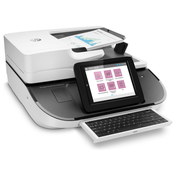 HP Digital Sender Flow 8500fn2 Document Scanner | Escáner plano y ADF | 600x600 DPI | Negocios | Imprime 10000 páginas/mes