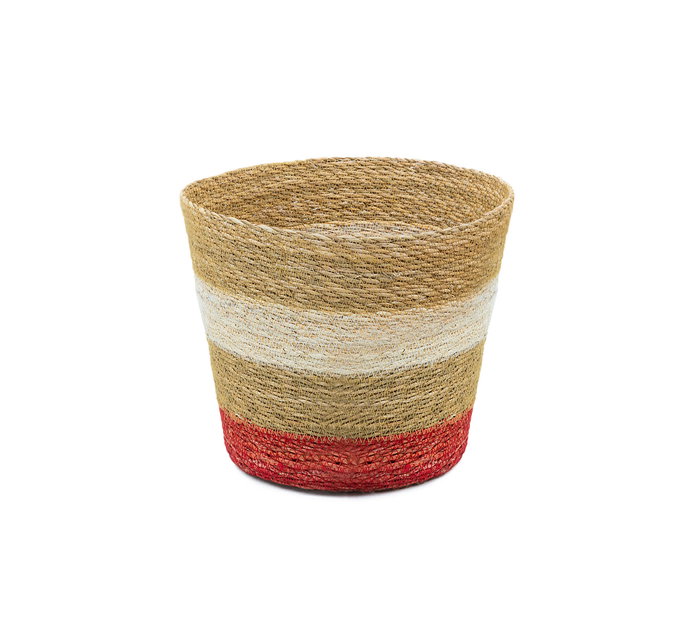 Inde Cesta Cónica Seagrass 29,7 cm x 25 cm x 29,1 cm (12 Unidades)