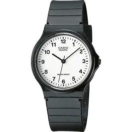Casio Reloj Vidrio acrílico, Caja de resina, Correa de resina, 2 años - 1 pila, Resistencia al agua WR