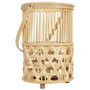 Home Deco Factory Farolillo Bambú Trenzado Altura 55 cm