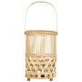 Home Deco Factory Farolillo Bambú Trenzado Altura 55 cm