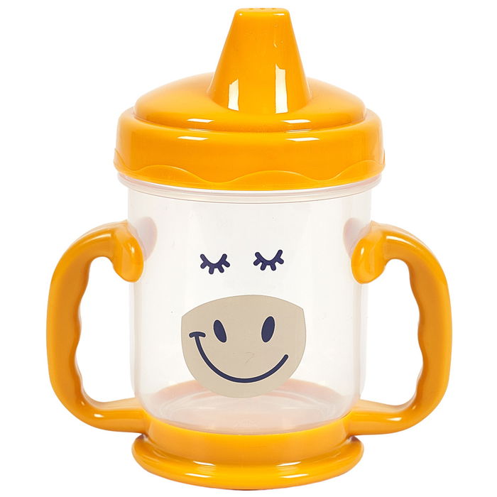 Tom et Zoe Vaso para Bebé con Asas, Válvula Anti-Fugas, Medidas en ml y oz, 210 ml