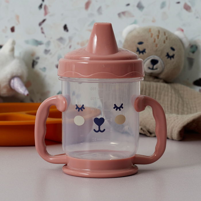 Tom et Zoe Vaso para Bebé con Asas, Válvula Anti-Fugas, Medidas en ml y oz, 210 ml