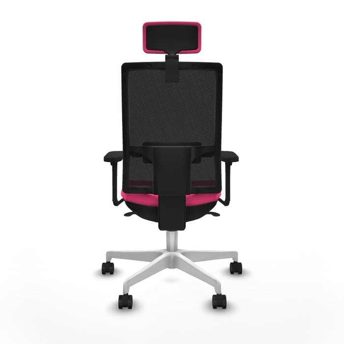 PIQUERAS Y CRESPO Silla de oficina Horna Rosa con mecanismo Sincro PIQUERAS Y CRESPO Silla de oficina Horna Rosa con mecanismo Sincro
