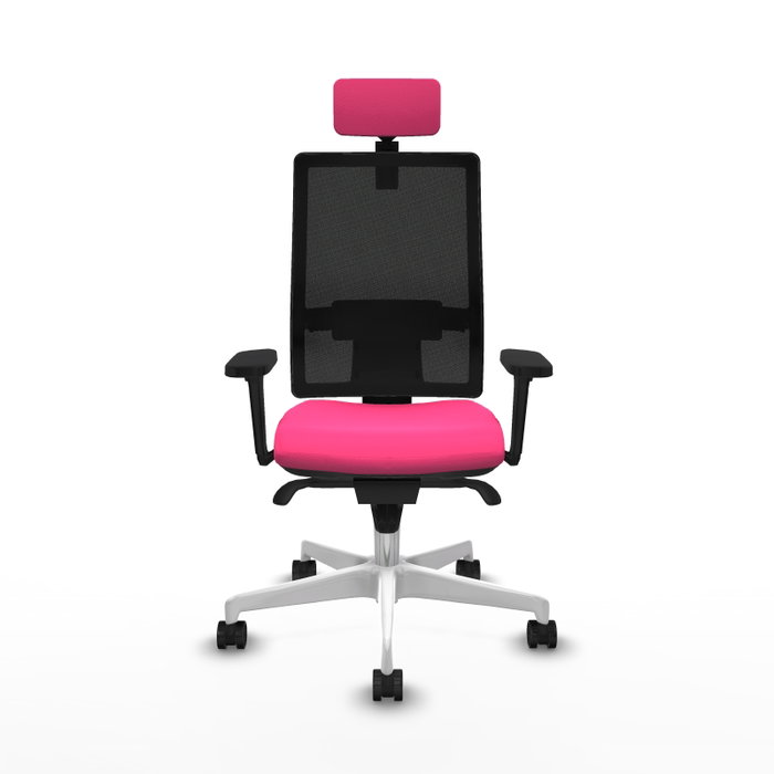 PIQUERAS Y CRESPO Silla de oficina Horna Rosa con mecanismo Sincro PIQUERAS Y CRESPO Silla de oficina Horna Rosa con mecanismo Sincro
