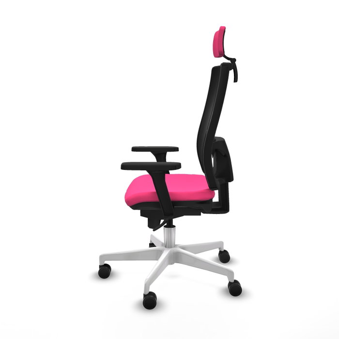 PIQUERAS Y CRESPO Silla de oficina Horna Rosa con mecanismo Sincro PIQUERAS Y CRESPO Silla de oficina Horna Rosa con mecanismo Sincro