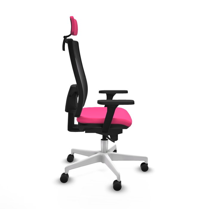 PIQUERAS Y CRESPO Silla de oficina Horna Rosa con mecanismo Sincro PIQUERAS Y CRESPO Silla de oficina Horna Rosa con mecanismo Sincro