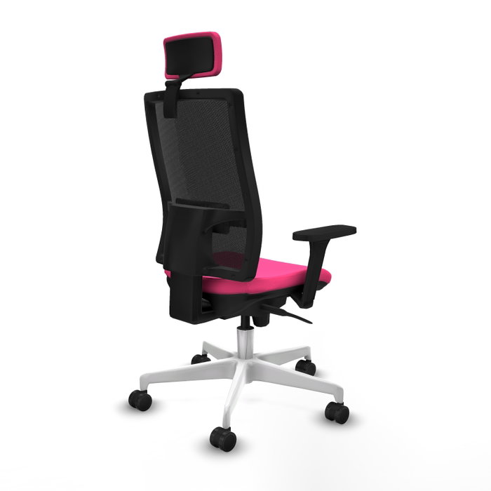 PIQUERAS Y CRESPO Silla de oficina Horna Rosa con mecanismo Sincro PIQUERAS Y CRESPO Silla de oficina Horna Rosa con mecanismo Sincro