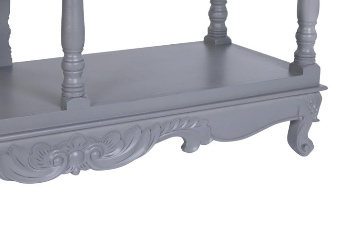 DKD Home Decor Buffet Victoria Gris con 2 Cajones DKD Home Decor Buffet Victoria Gris con 2 Cajones