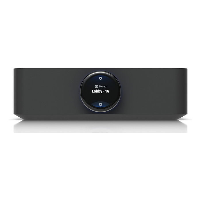 Ubiquiti Networks PowerAmp Amplificador de Red Estéreo de 130 W por Canal (260 W total) Clase D, Dolby Atmos, WiFi, Ethernet, para Hogar - Negro