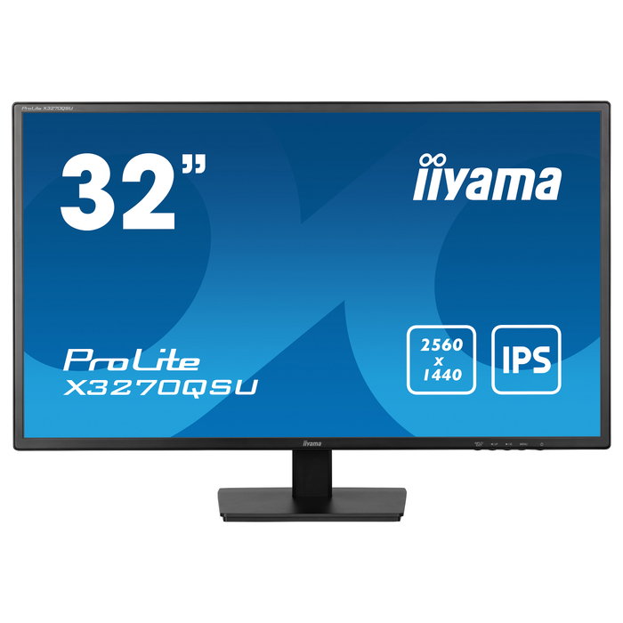 Iiyama ProLite X3270QSU-B1 Monitor de 31,5 pulgadas QHD IPS 100Hz Iiyama ProLite X3270QSU-B1 Monitor de 31,5 pulgadas QHD IPS 100Hz