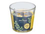 Ibergarden Vela Cónica Citronela 500 gr 13x12x13 cm Amarillo Vidrio y Cera 50 horas (Set de 12)