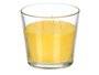 Ibergarden Vela Cónica Citronela 500 gr 13x12x13 cm Amarillo Vidrio y Cera 50 horas (Set de 12)