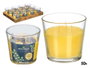 Ibergarden Vela Cónica Citronela 500 gr 13x12x13 cm Amarillo Vidrio y Cera 50 horas (Set de 12)