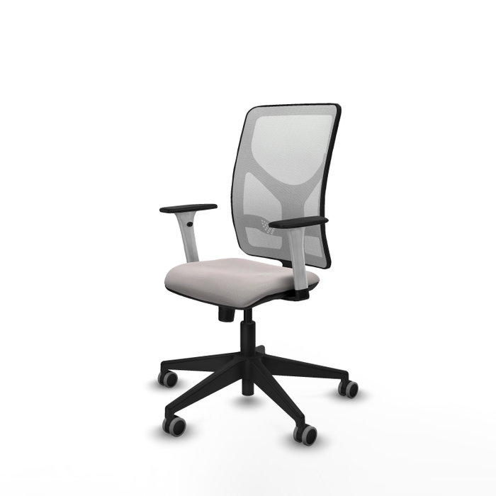 PIQUERAS Y CRESPO Silla de oficina Motilla con mecanismo Sincro, Blanco PIQUERAS Y CRESPO Silla de oficina Motilla con mecanismo Sincro, Blanco