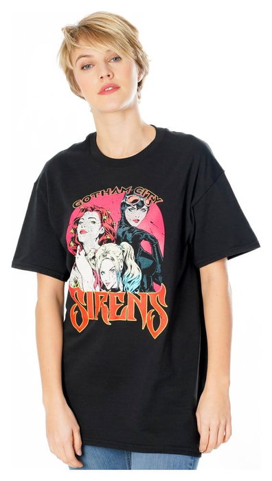 Gotham City Sirens Camiseta Vintage Poster Talla XXL