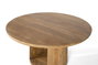 GINER Y COLOMER Mesa de Madera de Mango con Tapa Redonda 150 cm Diámetro - Diseño Elegante y Robusto para Comedor o Salón