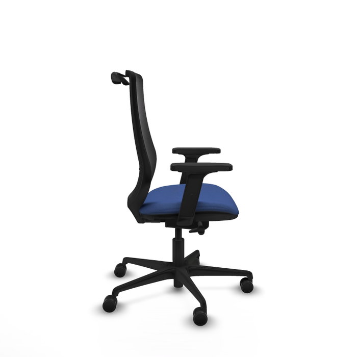 PIQUERAS Y CRESPO Silla de oficina Mardos con mecanismo Sincro/Traslack, Azul marino y Negro PIQUERAS Y CRESPO Silla de oficina Mardos con mecanismo Sincro/Traslack, Azul marino y Negro