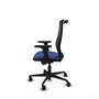 PIQUERAS Y CRESPO Silla de oficina Mardos con mecanismo Sincro/Traslack, Azul marino y Negro