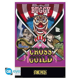 GB Eye Póster One Piece - Cross Guild Wanted - Maxi 91.5x61 cm