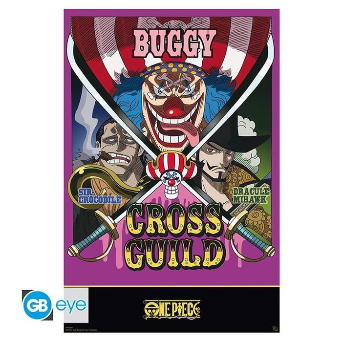 GB Eye Póster One Piece - Cross Guild Wanted - Maxi 91.5x61 cm