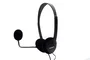 Nilox CHAT LIVE 2 - Auriculares de Diadema Ajustable con Micrófono Plegable, Ideal para Llamadas y Música, Cable 1.8m, Color Negro