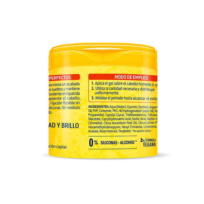 Giorgi Line Gel Ligero Recogidos Perfectos 400 ml Cabello Definido y Pulido con Aceite de Argán