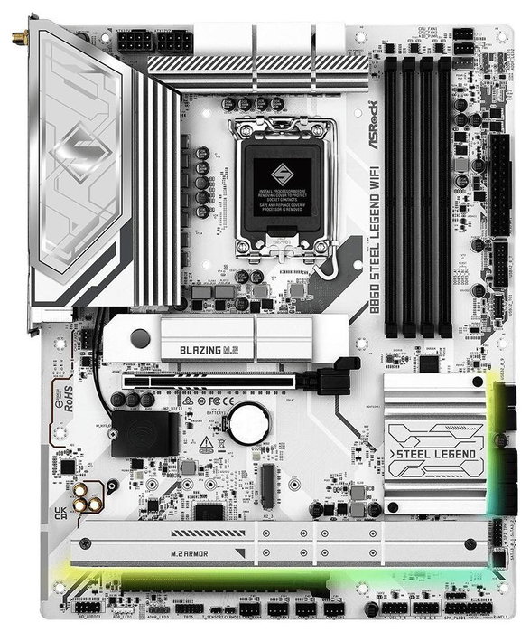 ASRock B860 Steel Legend WiFi ATX DDR5 Blanco